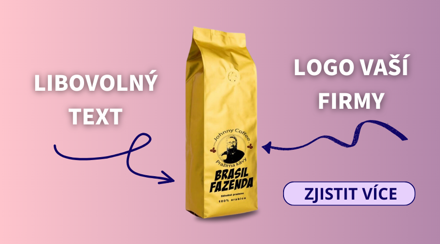 Káva s logem vaší firmy